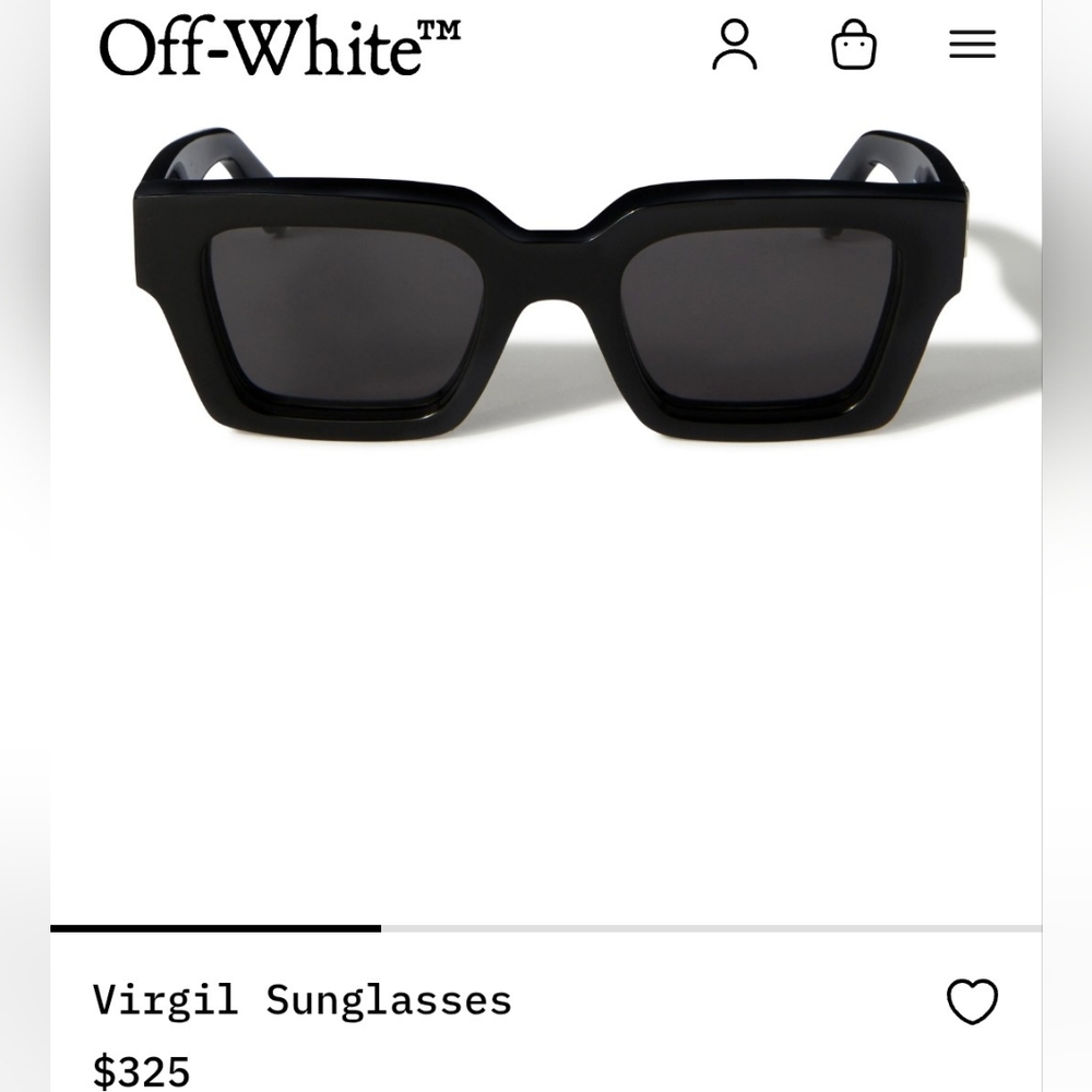 Off-White Black Sunglasses